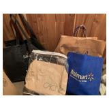 SHOPPING BAGS, PAPER AND REUSABLE