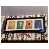 FRAMED FLORAL PRINT