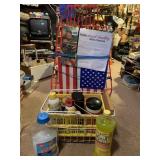 BUNGEE CORDED ITEMS, CLEANING SUPPLIES AND MORE