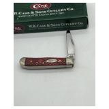 CASE TINY TRAPPER #08259 NEW KNIFE RED 08259