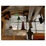 ITEMS ON WINDOWSILL IN BASEMENT, SEE PHOTOS