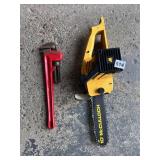 MCCULLOCH ELECTRAMAC 10" CHAINSAW AND HEAVY DUTY