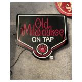 OLD MILWAUKEE ON TAP SIGN