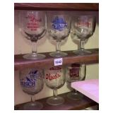 6 BEER GLASSES INCL. STROH