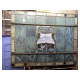 BEAUTIFUL STAINED-GLASS WINDOW 24" X 29.5"