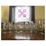 ASSORTMENT OF BEER GLASSES