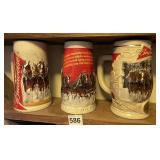 3 BEER STEINS