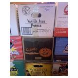 3 CASES OF BEER MOST FULL