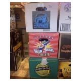 3 CASES OF BEER MOST FULL