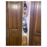 HEINEKEN WOODEN SHOE WITH BOTTLE WALL HANGER