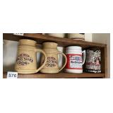 4 COLLECTOR STEINS