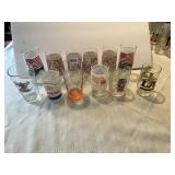 ASSORTED BEER GLASSES
