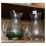 2 ANTIQUE PICTURES ONE IRIDESCENT FINISH