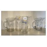 SEAGRAMï¿½S PITCHERS GROUP OF 5