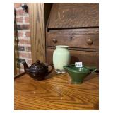 CREAMER, TEAPOT, 7-INCH-HIGH VASE