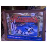 HAMS BEER REFRESHING WATERS WITH CARTOON