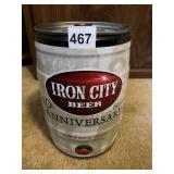 IRON CITY BEER ANNIVERSARY MINI KEG