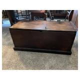 36X17X16 SOLID WOOD STORAGE TRUNK