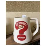 SCHLITZ OUT OF SCHLITZ MUG UN THINKABLE WHEN