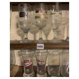 6 BEER GLASSES INCL. BASS