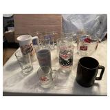 BUDWEISER GLASSES, SCHLITZ MUG ETC.