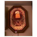 BLATZ MILWAUKEE BREWING 1851 LIGHT UP WALL SIGN