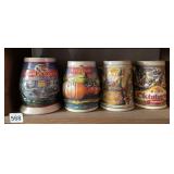 4 COLLECTOR STEINS