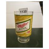JUMBO MILLER LIGHT BEER GLASS