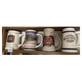 4 COLLECTOR STEINS