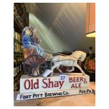 FORT PITT BREWING OLD SHAY SHELF ADVERTISEMENT