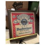 BUDWEISER KING OF BEERS ELECTRIC CLOCK