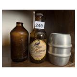 BUCANEER, DUQUESNE BREWING KEG, DUKE BROWN BOTTLE