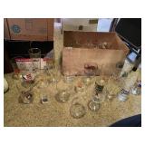 ASSORTED BEER GLASSES