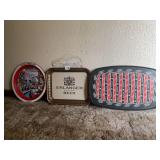 THREE BEER TRAYS