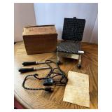 DE MARCO ELECTRIC PIZZELLE IRON IN OB