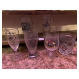 PENN BREWERY AND 5 OTHER GLASSES