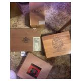 ASSORTED WOODEN CIGAR BOXES INCLUDING MADE IN