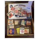 CIGAR ADVERTISING MATCHES IN CIGAR BOX