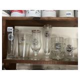 WARSTEINER ASSORTED GLASSES