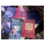 ASSORTED BOOKS ON VALUES OF COINS SOME HARD BACK