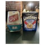 SCHLITZ TABLETOP LIGHTED CLOCK, OLD STOCK SAM