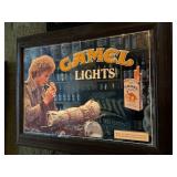 CAMEL LIGHTS MIRRORED BACK WALL HANGING SCRATCHES