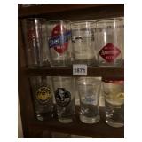 8 BEER GLASSES