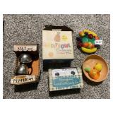 FRUIT BOWL CENTER PC., COFFEE SALT/PEPPERS