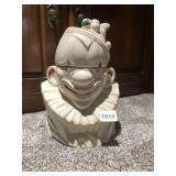MCCOY CLOWN COOKIE JAR, MOST PAINT HAS BEEN LOST