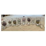 ASSORTED BEER GLASSES