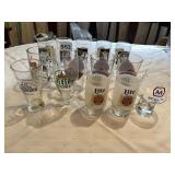 ASSORTED BEER GLASSES