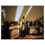 ASSORTED BEER BOTTLES WITH SPECIAL COORS BAT