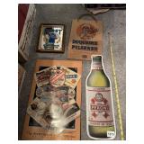 PERONI, PABST MIRROR, DUQUESNE PILSENER BAG