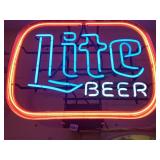 LITE BEER NEON LIGHT 25" X 20" - 3 COLOR